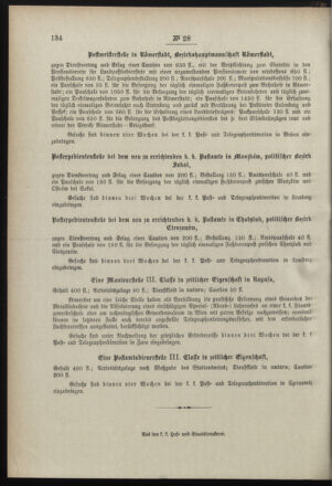 Post- und Telegraphen-Verordnungsblatt für das Verwaltungsgebiet des K.-K. Handelsministeriums 18990320 Seite: 4