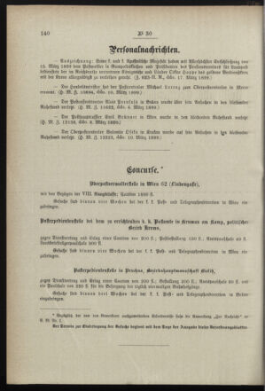 Post- und Telegraphen-Verordnungsblatt für das Verwaltungsgebiet des K.-K. Handelsministeriums 18990323 Seite: 2