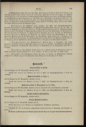 Post- und Telegraphen-Verordnungsblatt für das Verwaltungsgebiet des K.-K. Handelsministeriums 18990330 Seite: 7