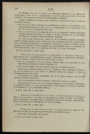 Post- und Telegraphen-Verordnungsblatt für das Verwaltungsgebiet des K.-K. Handelsministeriums 18990331 Seite: 2