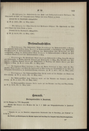 Post- und Telegraphen-Verordnungsblatt für das Verwaltungsgebiet des K.-K. Handelsministeriums 18990331 Seite: 3