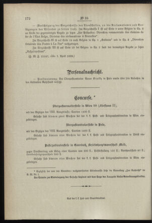 Post- und Telegraphen-Verordnungsblatt für das Verwaltungsgebiet des K.-K. Handelsministeriums 18990413 Seite: 4