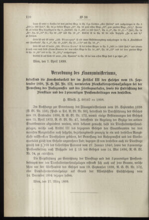 Post- und Telegraphen-Verordnungsblatt für das Verwaltungsgebiet des K.-K. Handelsministeriums 18990413 Seite: 8