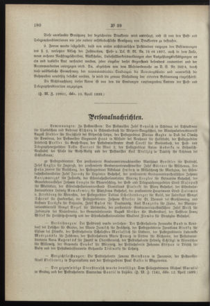 Post- und Telegraphen-Verordnungsblatt für das Verwaltungsgebiet des K.-K. Handelsministeriums 18990420 Seite: 2