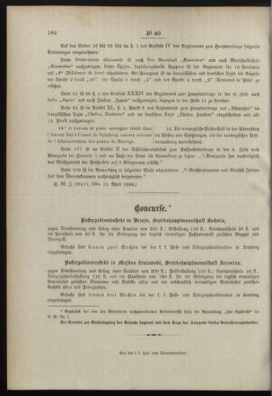 Post- und Telegraphen-Verordnungsblatt für das Verwaltungsgebiet des K.-K. Handelsministeriums 18990424 Seite: 2