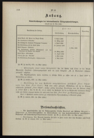 Post- und Telegraphen-Verordnungsblatt für das Verwaltungsgebiet des K.-K. Handelsministeriums 18990525 Seite: 2