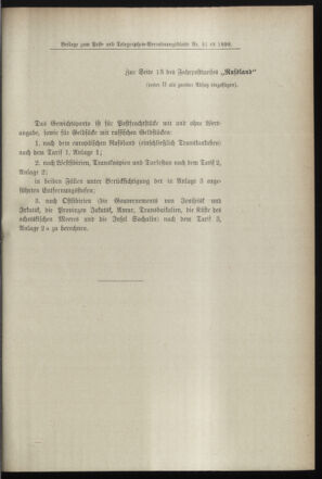 Post- und Telegraphen-Verordnungsblatt für das Verwaltungsgebiet des K.-K. Handelsministeriums 18990525 Seite: 21