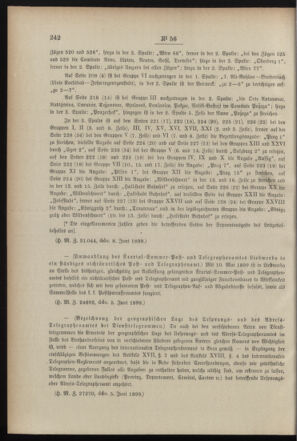 Post- und Telegraphen-Verordnungsblatt für das Verwaltungsgebiet des K.-K. Handelsministeriums 18990612 Seite: 2