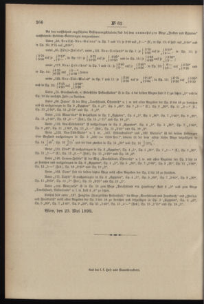 Post- und Telegraphen-Verordnungsblatt für das Verwaltungsgebiet des K.-K. Handelsministeriums 18990623 Seite: 8