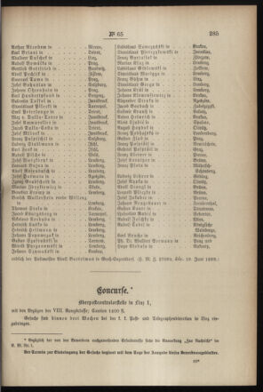 Post- und Telegraphen-Verordnungsblatt für das Verwaltungsgebiet des K.-K. Handelsministeriums 18990629 Seite: 3