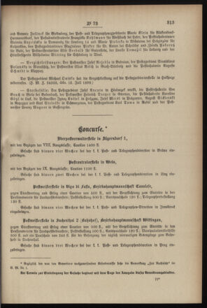 Post- und Telegraphen-Verordnungsblatt für das Verwaltungsgebiet des K.-K. Handelsministeriums 18990718 Seite: 3