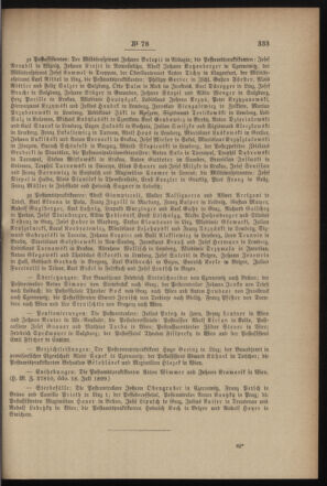 Post- und Telegraphen-Verordnungsblatt für das Verwaltungsgebiet des K.-K. Handelsministeriums 18990802 Seite: 3