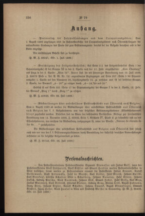 Post- und Telegraphen-Verordnungsblatt für das Verwaltungsgebiet des K.-K. Handelsministeriums 18990805 Seite: 2