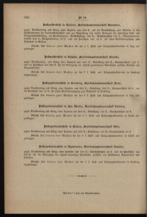 Post- und Telegraphen-Verordnungsblatt für das Verwaltungsgebiet des K.-K. Handelsministeriums 18990805 Seite: 4