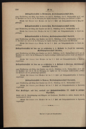 Post- und Telegraphen-Verordnungsblatt für das Verwaltungsgebiet des K.-K. Handelsministeriums 18990823 Seite: 4