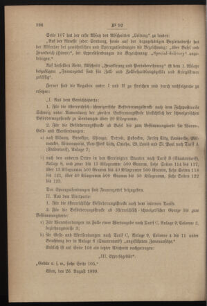 Post- und Telegraphen-Verordnungsblatt für das Verwaltungsgebiet des K.-K. Handelsministeriums 18990920 Seite: 2