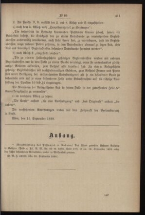 Post- und Telegraphen-Verordnungsblatt für das Verwaltungsgebiet des K.-K. Handelsministeriums 18990925 Seite: 3