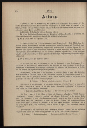 Post- und Telegraphen-Verordnungsblatt für das Verwaltungsgebiet des K.-K. Handelsministeriums 18990928 Seite: 2