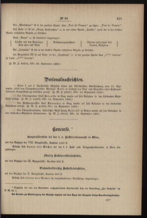 Post- und Telegraphen-Verordnungsblatt für das Verwaltungsgebiet des K.-K. Handelsministeriums 18990928 Seite: 3