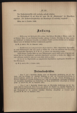 Post- und Telegraphen-Verordnungsblatt für das Verwaltungsgebiet des K.-K. Handelsministeriums 18991005 Seite: 2