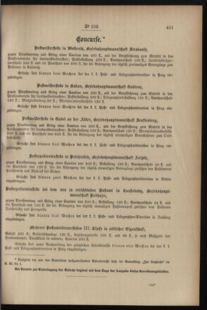 Post- und Telegraphen-Verordnungsblatt für das Verwaltungsgebiet des K.-K. Handelsministeriums 18991023 Seite: 3