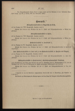 Post- und Telegraphen-Verordnungsblatt für das Verwaltungsgebiet des K.-K. Handelsministeriums 18991125 Seite: 4