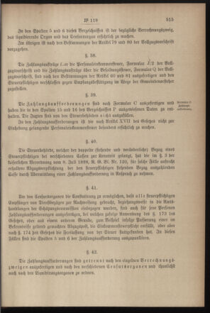 Post- und Telegraphen-Verordnungsblatt für das Verwaltungsgebiet des K.-K. Handelsministeriums 18991129 Seite: 17