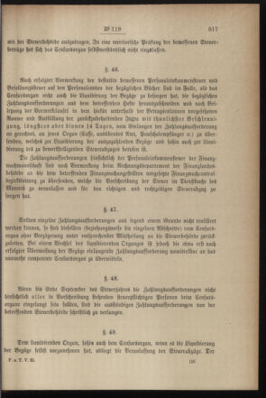 Post- und Telegraphen-Verordnungsblatt für das Verwaltungsgebiet des K.-K. Handelsministeriums 18991129 Seite: 19