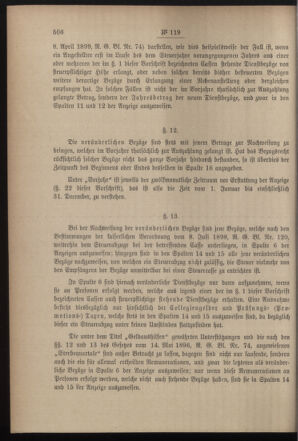 Post- und Telegraphen-Verordnungsblatt für das Verwaltungsgebiet des K.-K. Handelsministeriums 18991129 Seite: 8