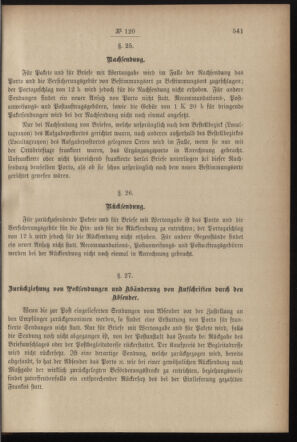 Post- und Telegraphen-Verordnungsblatt für das Verwaltungsgebiet des K.-K. Handelsministeriums 18991201 Seite: 13