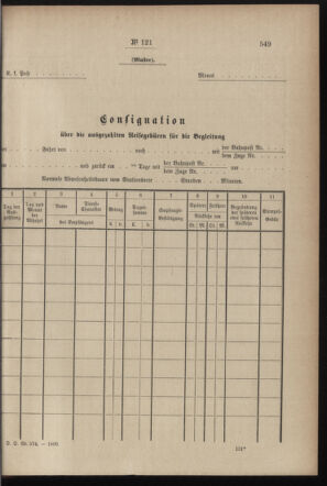 Post- und Telegraphen-Verordnungsblatt für das Verwaltungsgebiet des K.-K. Handelsministeriums 18991201 Seite: 21