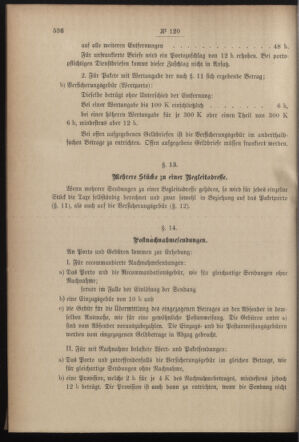 Post- und Telegraphen-Verordnungsblatt für das Verwaltungsgebiet des K.-K. Handelsministeriums 18991201 Seite: 8