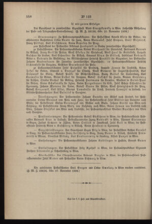 Post- und Telegraphen-Verordnungsblatt für das Verwaltungsgebiet des K.-K. Handelsministeriums 18991204 Seite: 4