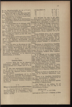 Post- und Telegraphen-Verordnungsblatt für das Verwaltungsgebiet des K.-K. Handelsministeriums 18991205 Seite: 21