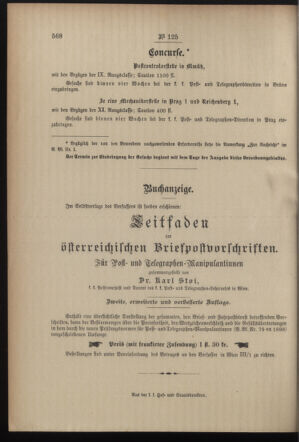 Post- und Telegraphen-Verordnungsblatt für das Verwaltungsgebiet des K.-K. Handelsministeriums 18991205 Seite: 4