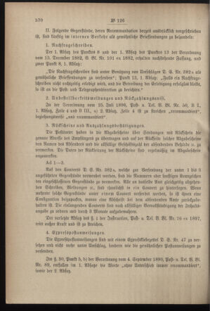 Post- und Telegraphen-Verordnungsblatt für das Verwaltungsgebiet des K.-K. Handelsministeriums 18991208 Seite: 2