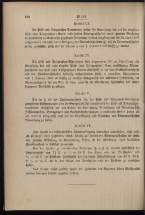 Post- und Telegraphen-Verordnungsblatt für das Verwaltungsgebiet des K.-K. Handelsministeriums 18991213 Seite: 2