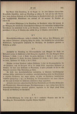 Post- und Telegraphen-Verordnungsblatt für das Verwaltungsgebiet des K.-K. Handelsministeriums 18991213 Seite: 5