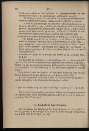 Post- und Telegraphen-Verordnungsblatt für das Verwaltungsgebiet des K.-K. Handelsministeriums 18991218 Seite: 2