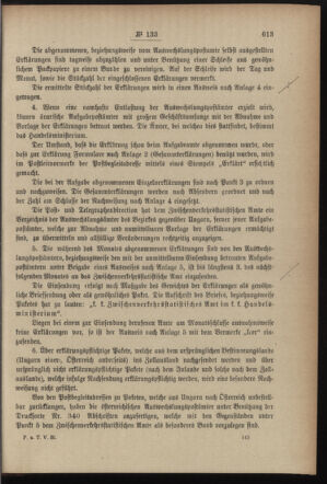 Post- und Telegraphen-Verordnungsblatt für das Verwaltungsgebiet des K.-K. Handelsministeriums 18991220 Seite: 13