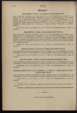 Post- und Telegraphen-Verordnungsblatt für das Verwaltungsgebiet des K.-K. Handelsministeriums 18991220 Seite: 4