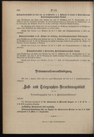 Post- und Telegraphen-Verordnungsblatt für das Verwaltungsgebiet des K.-K. Handelsministeriums 18991222 Seite: 8