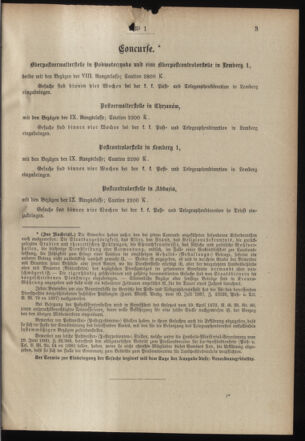 Post- und Telegraphen-Verordnungsblatt für das Verwaltungsgebiet des K.-K. Handelsministeriums 19000104 Seite: 3