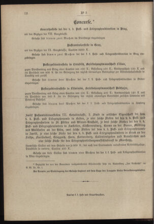 Post- und Telegraphen-Verordnungsblatt für das Verwaltungsgebiet des K.-K. Handelsministeriums 19000105 Seite: 10