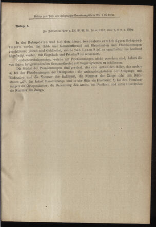 Post- und Telegraphen-Verordnungsblatt für das Verwaltungsgebiet des K.-K. Handelsministeriums 19000105 Seite: 5