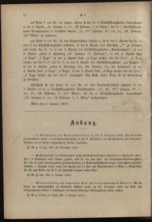 Post- und Telegraphen-Verordnungsblatt für das Verwaltungsgebiet des K.-K. Handelsministeriums 19000105 Seite: 8