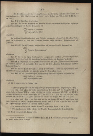 Post- und Telegraphen-Verordnungsblatt für das Verwaltungsgebiet des K.-K. Handelsministeriums 19000130 Seite: 3