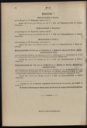 Post- und Telegraphen-Verordnungsblatt für das Verwaltungsgebiet des K.-K. Handelsministeriums 19000201 Seite: 16