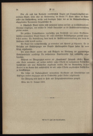 Post- und Telegraphen-Verordnungsblatt für das Verwaltungsgebiet des K.-K. Handelsministeriums 19000213 Seite: 4