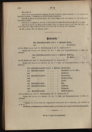 Post- und Telegraphen-Verordnungsblatt für das Verwaltungsgebiet des K.-K. Handelsministeriums 19000305 Seite: 4